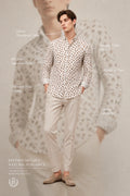 Autumn Leaf Print Cotton Shirt