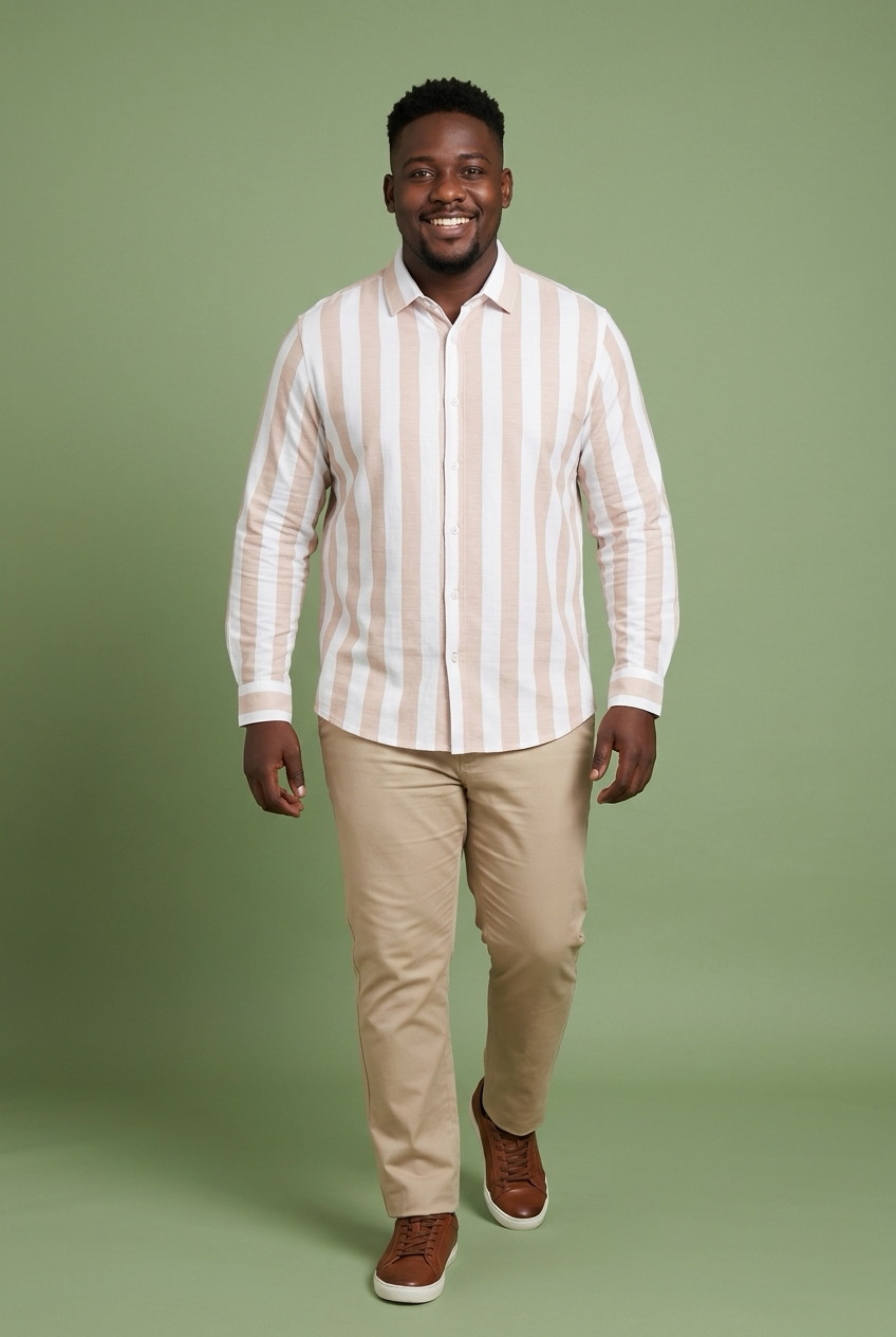 Antler Alpine Stripe Full Sleeve Cotton Shirt