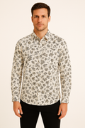 Antler Monochrome Floral Print - Black and Brown