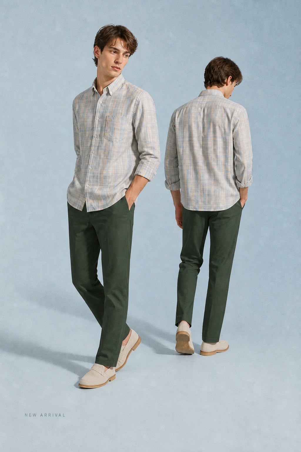 Antler Heritage Pastel Check Shirt
