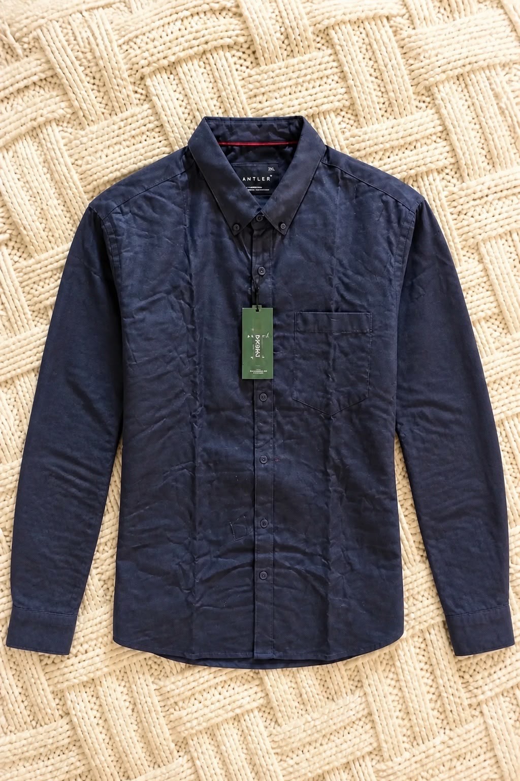 Antler Midnight Navy Button-Down Shirt