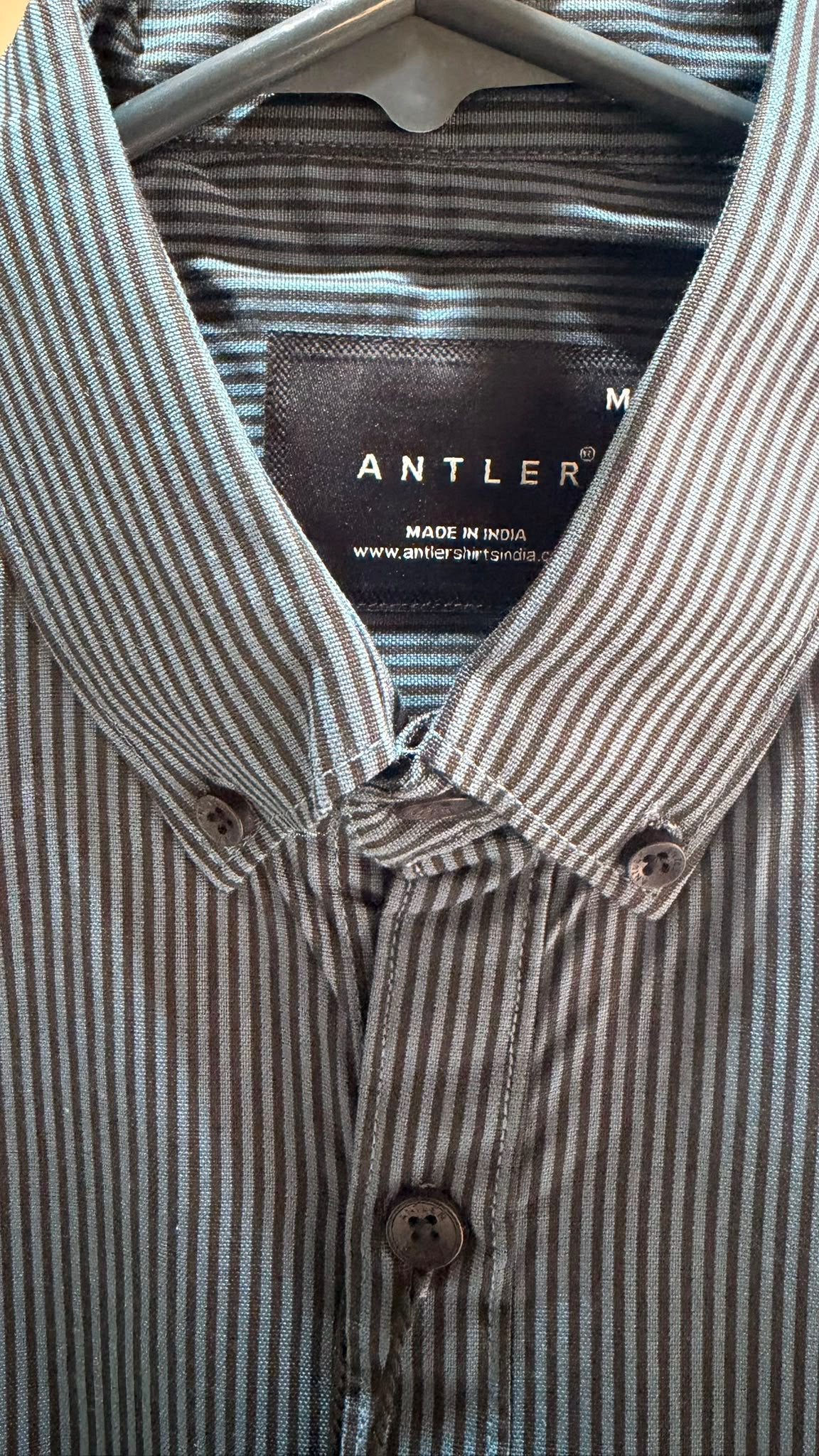 Antler Midnight Stripe Button-Down Shirt