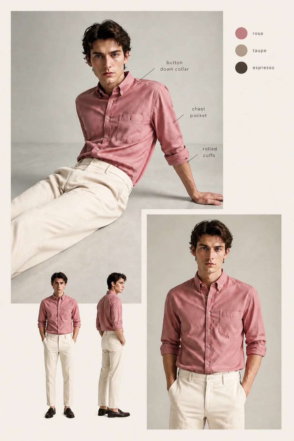 Antler Rosewood Oxford Shirt