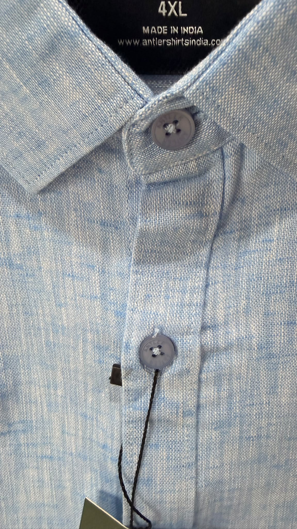 Antler Sky Linen Blend Shirt