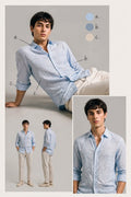 Antler Sky Linen Blend Shirt