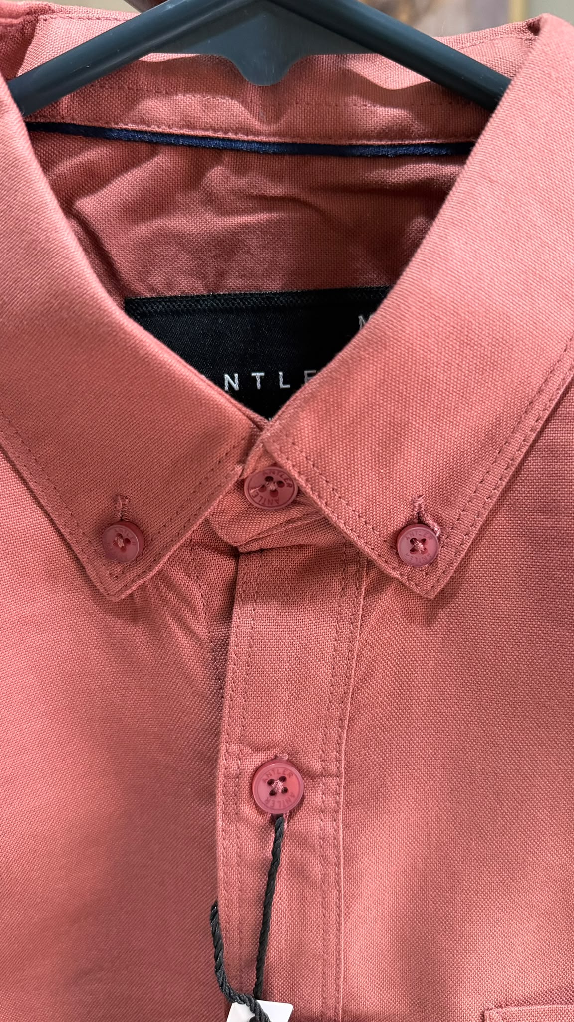 Antler Terracotta Linen Blend Shirt