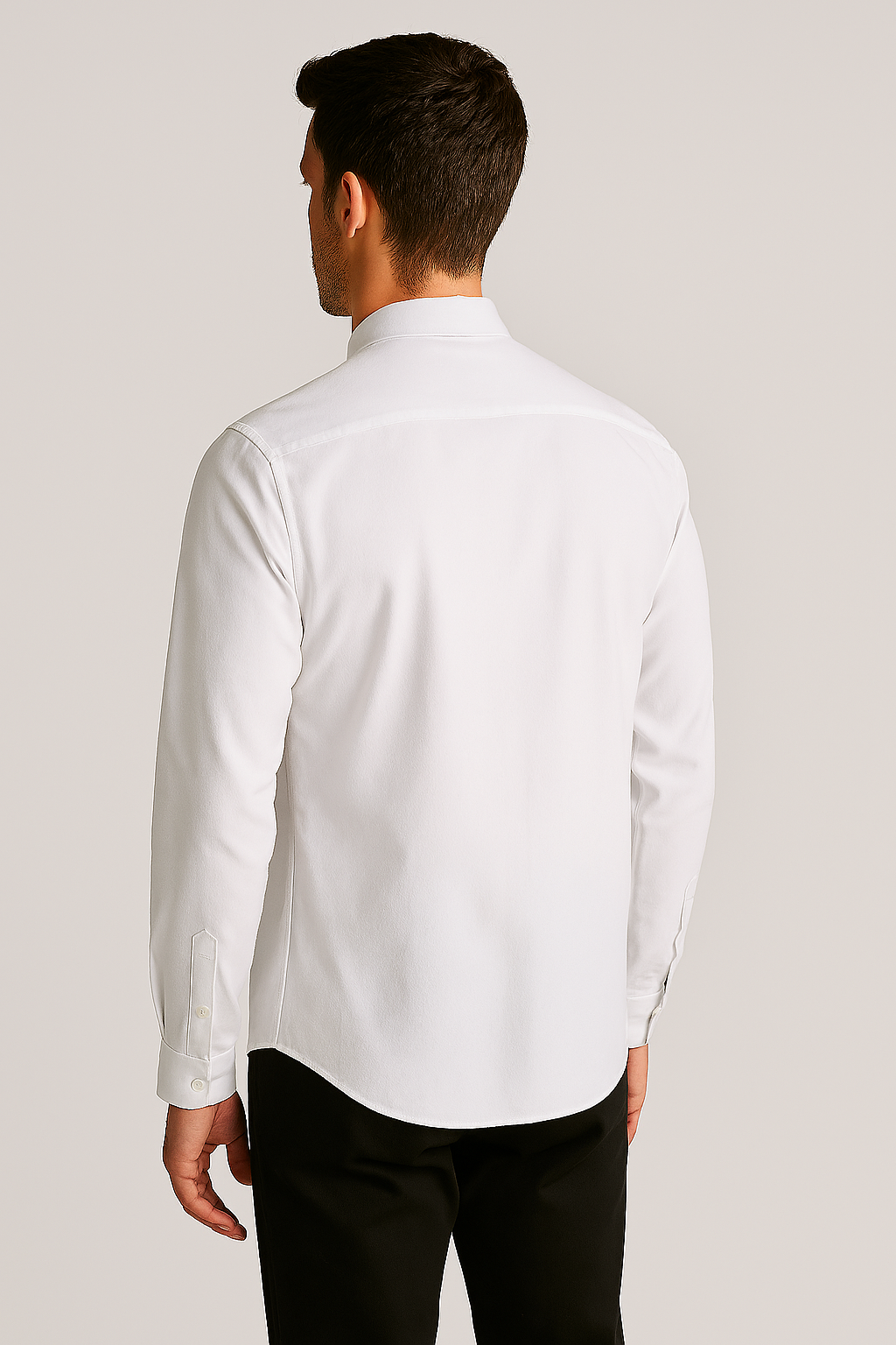 Antler white full-sleeve shirt