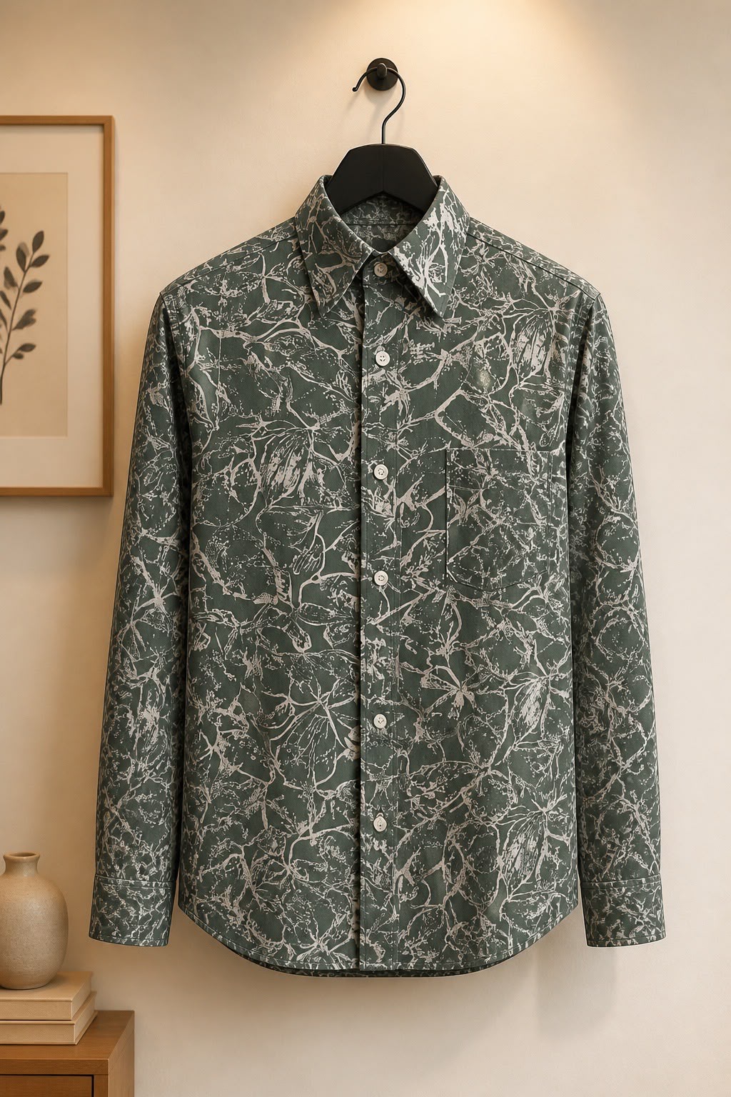 Antler Men’s Full Sleeve Cotton Printed Shirt
