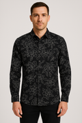 Antler Monochrome Floral Print - Black Floral