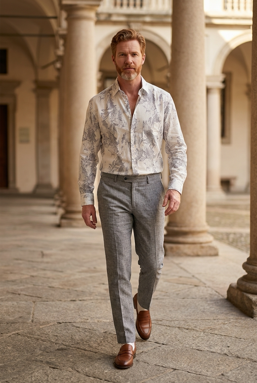 Bagoly Arbore Full‑Sleeve Cotton Shirt