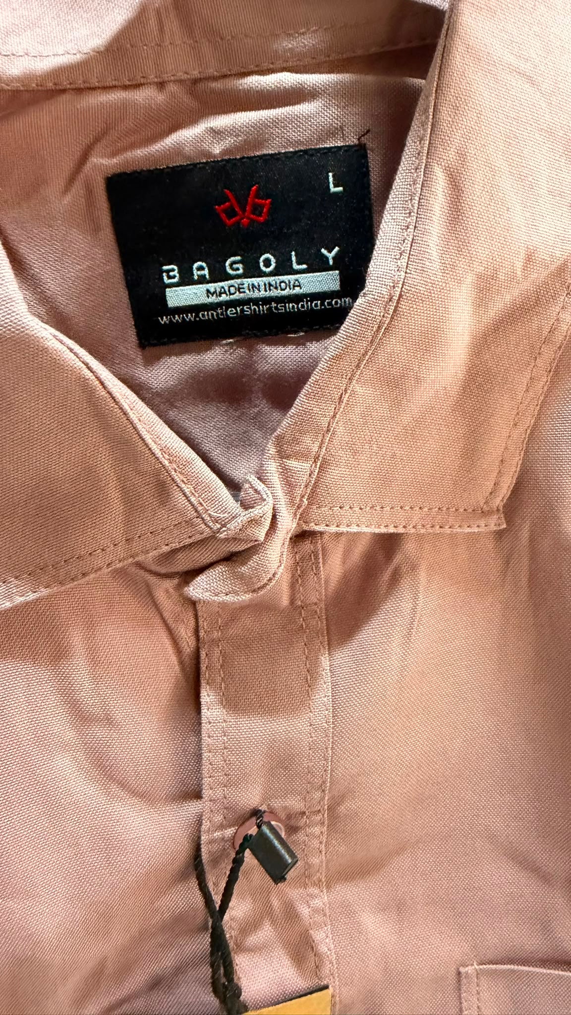 Bagoly Blush Linen Shirt