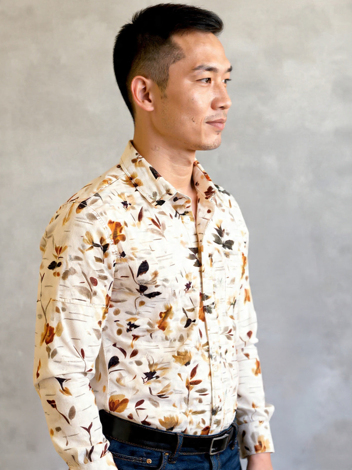 Bagoly Cream Long Sleeve Shirt