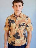 Bagoly Rustic Botanical Print Shirt