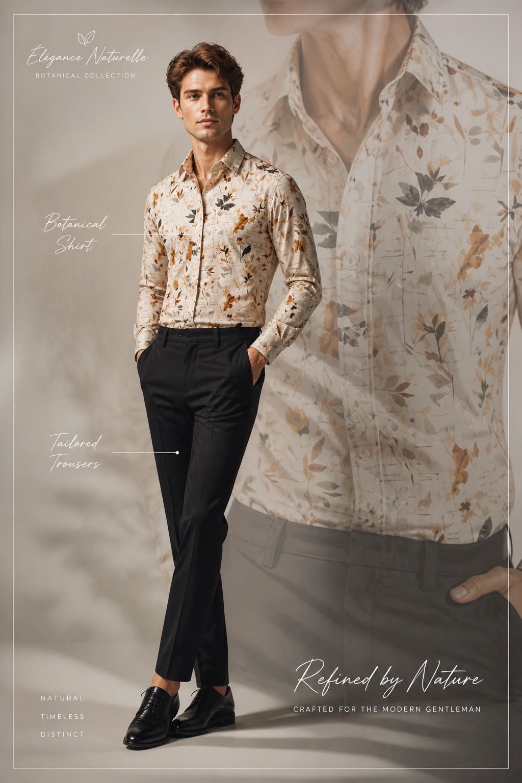 Bagoly Cream Long Sleeve Shirt