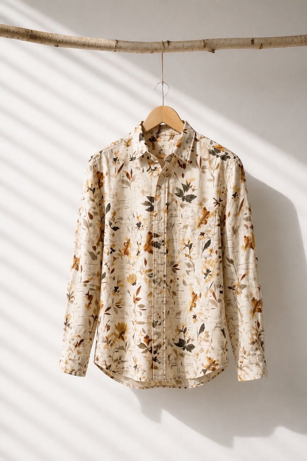Bagoly Cream Long Sleeve Shirt