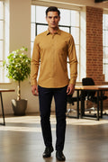 Antler Men’s Full Sleeve Shirt – Beige Premium Casual Shirt