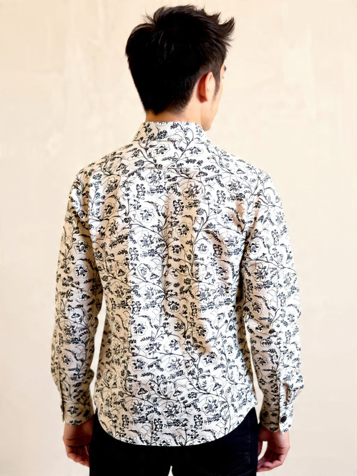 Bagoly Botanical Elegance Long Sleeve Shirt