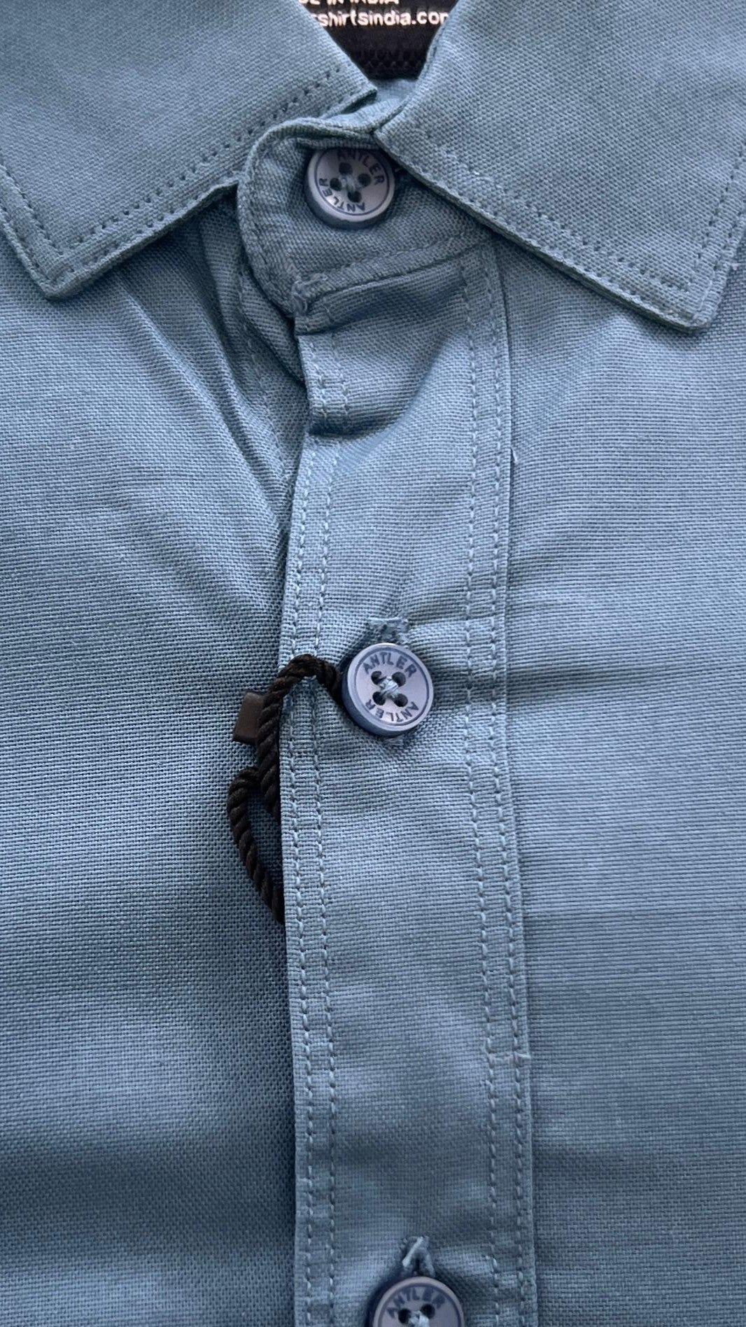 Antler Men’s Full Sleeve Shirt – Carolina Blue Premium Casual Shirt