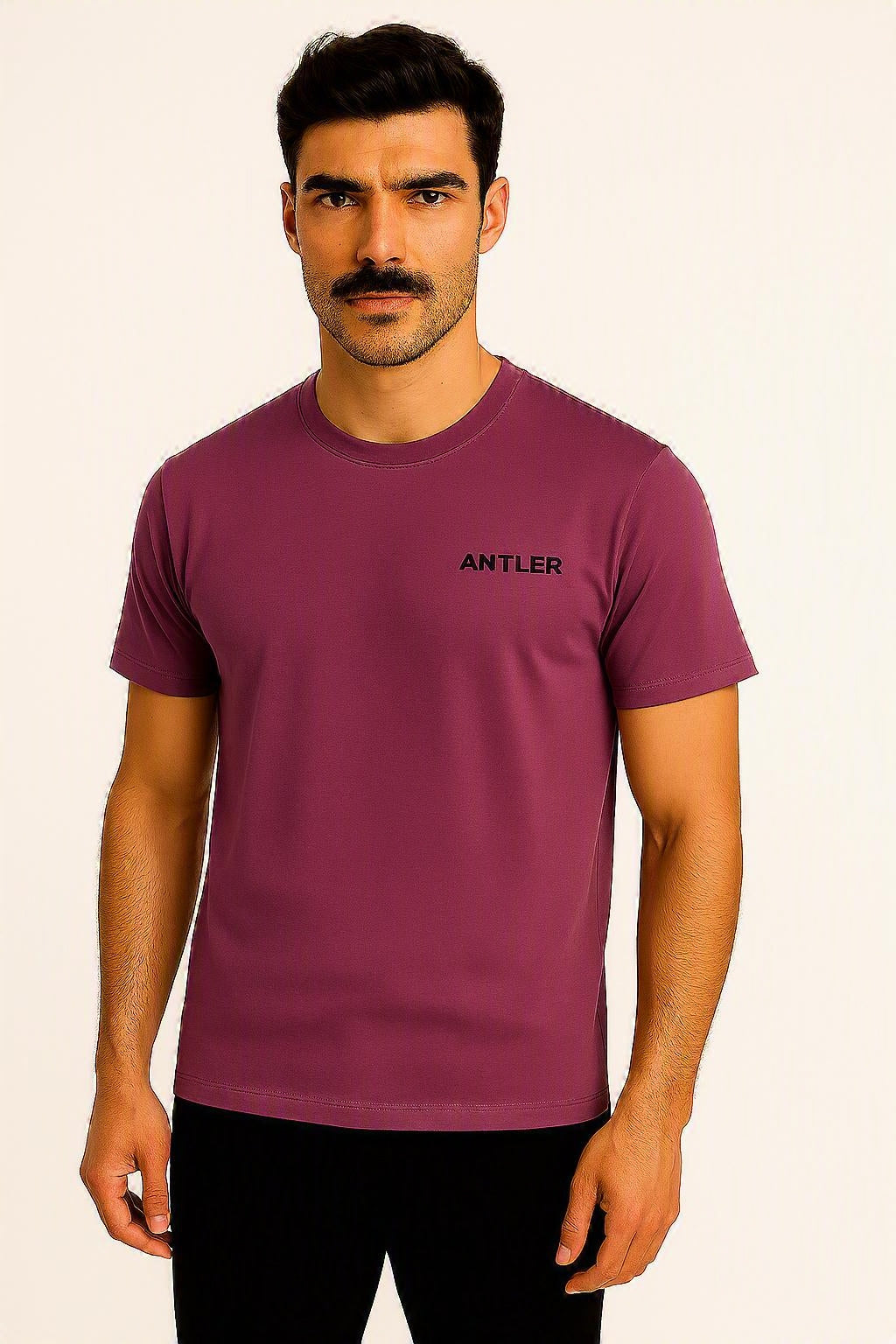 Antler Essential Cotton Tee - Half Sleeve
