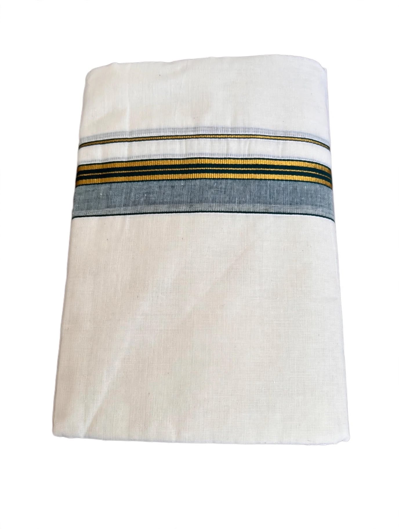 Color Strip Dhoti with Kasavu Stripe