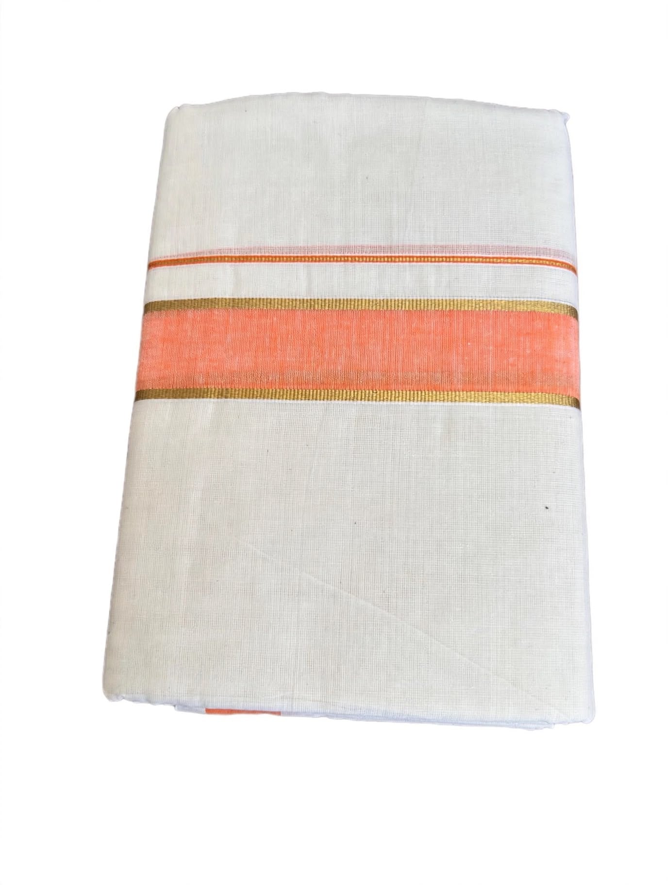 Color Strip Dhoti with Kasavu Stripe