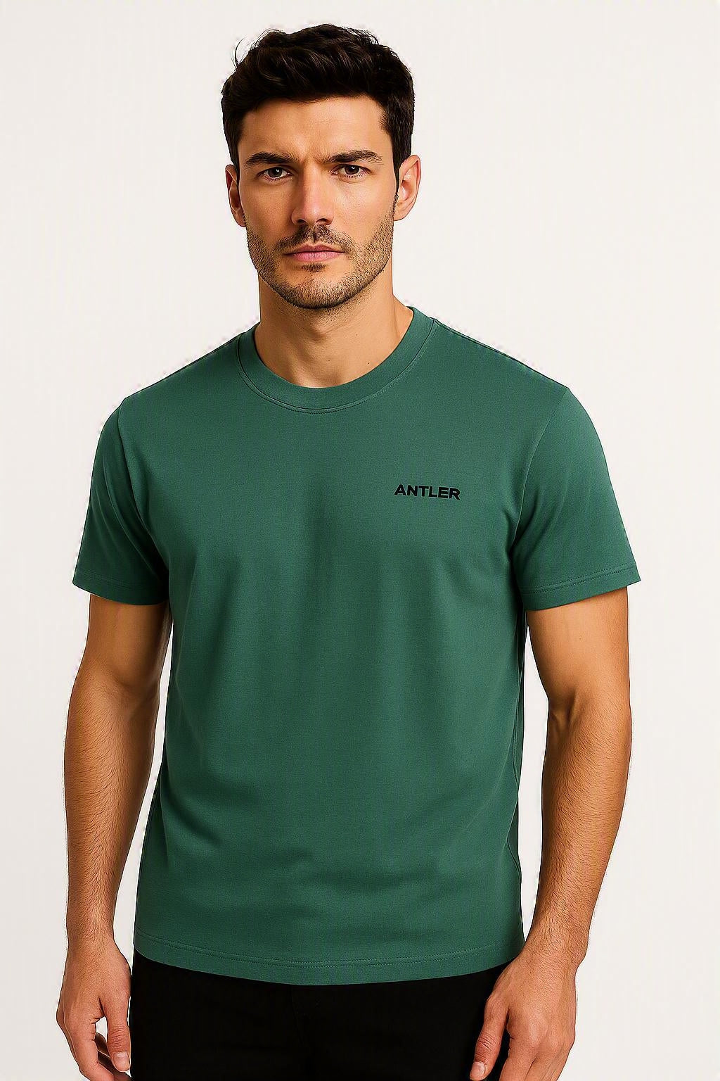 Antler Essential Cotton Tee - Half Sleeve