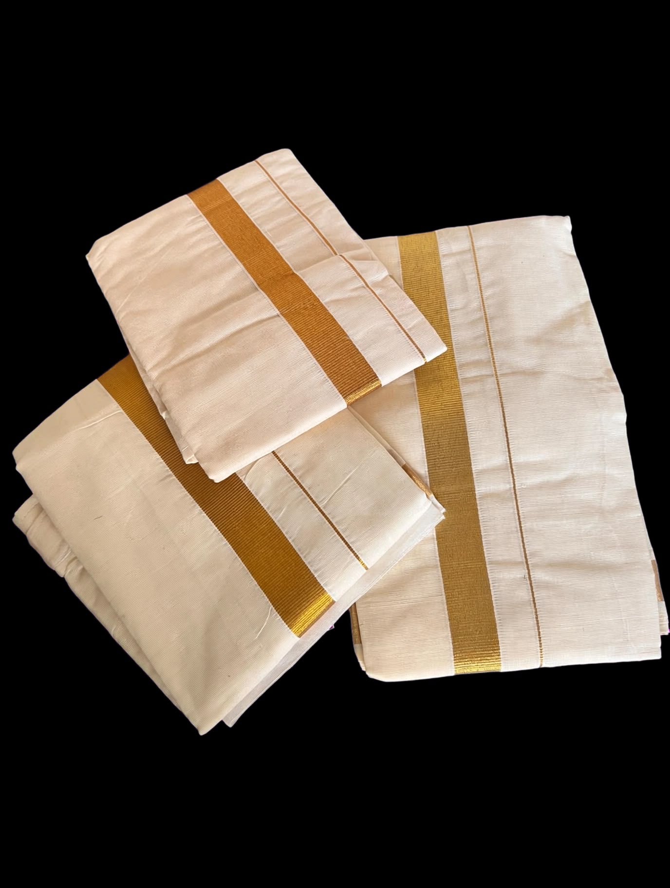 Kids Kasavu Dhoti with Velcro