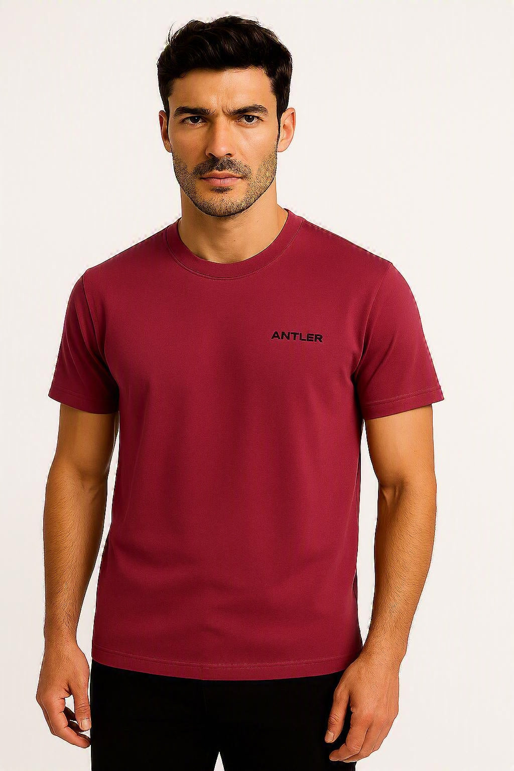 Antler Essential Cotton Tee - Half Sleeve