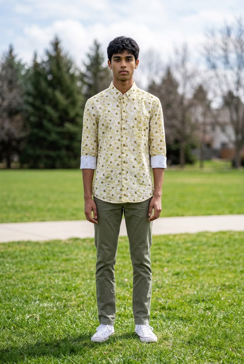 Antler Meadow Bloom Floral Shirt