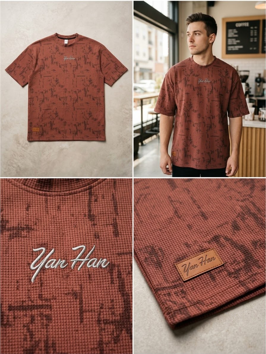 Texture Premium Tee - Vintage Brick