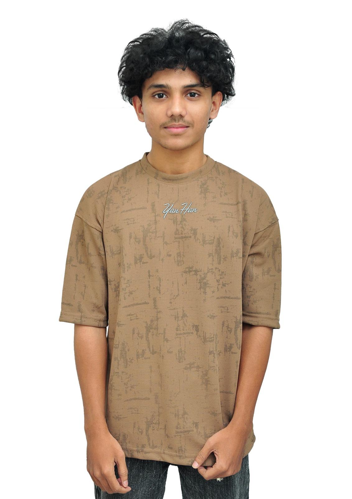 Texture Premium Tee - Sand Beige