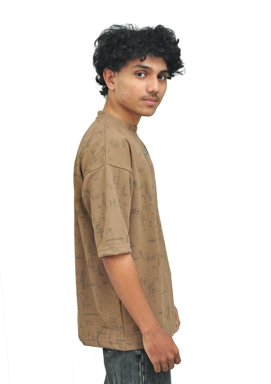 Texture Premium Tee - Sand Beige