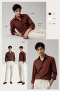 Bagoly Rustwood Pinstripe Shirt