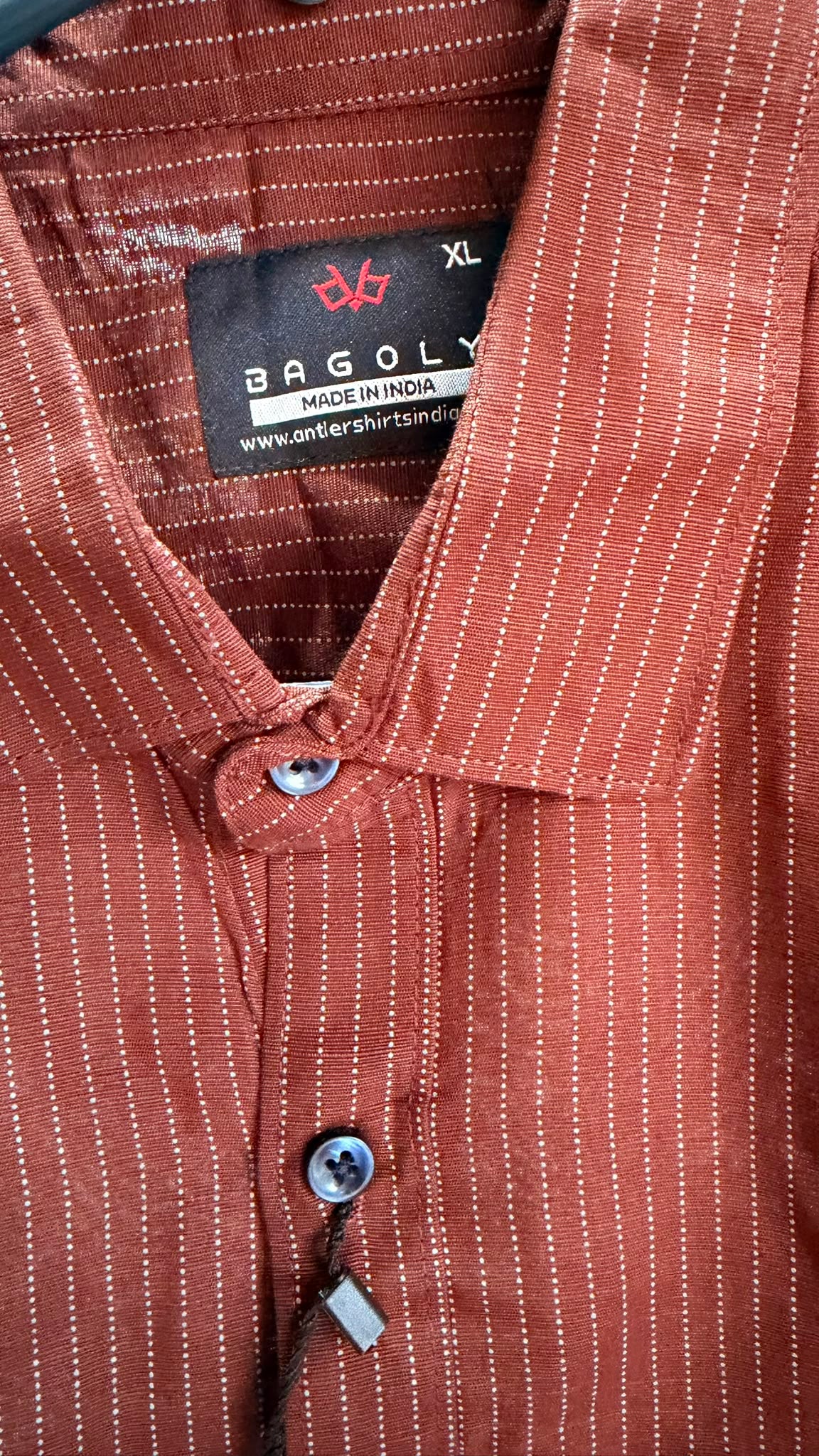 Bagoly Rustwood Pinstripe Shirt